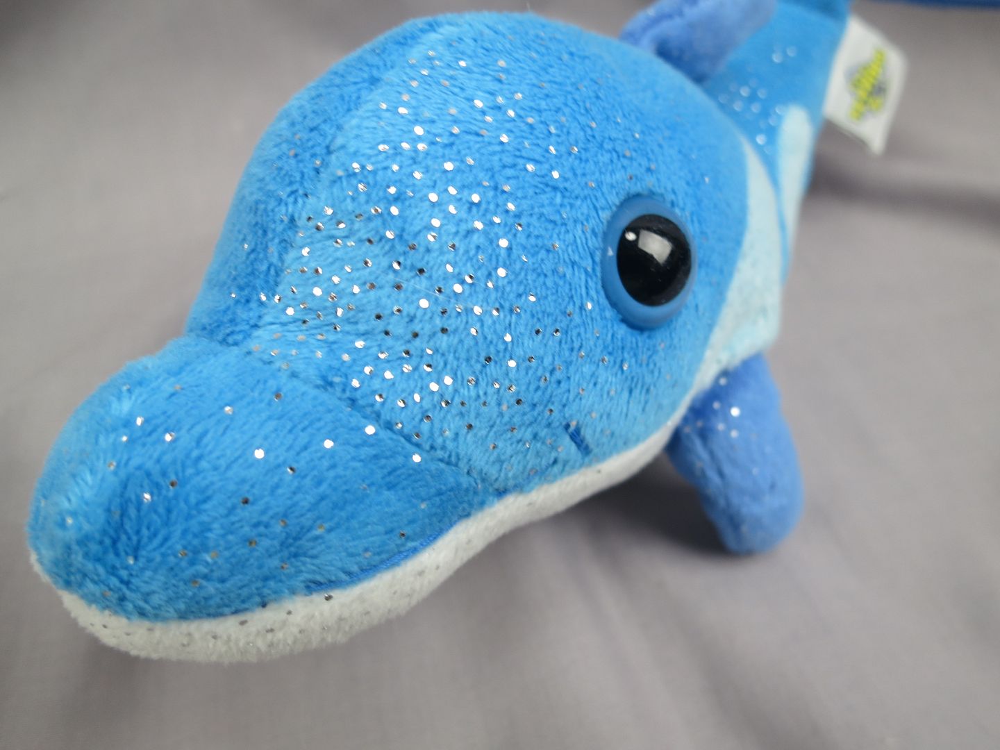 blue dolphin stuffed animal